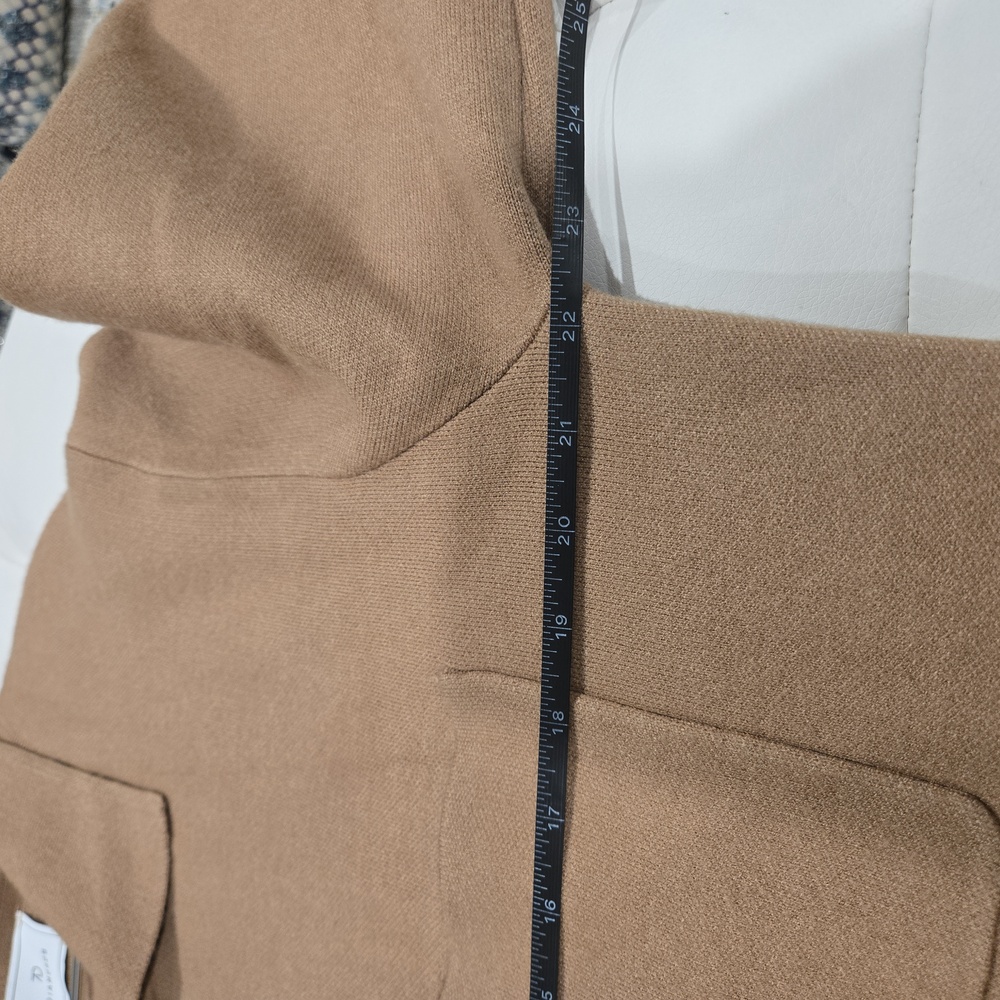 7Diamonds Sweater Cardigan Button Up Beige Stretch Soft Breath Button L NWT - Picture 7 of 16